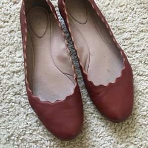Chloe Scalloped Lauren Flats